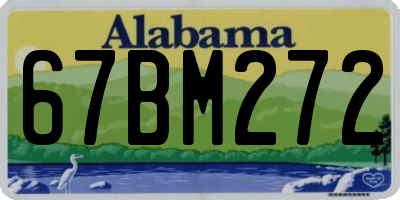 AL license plate 67BM272
