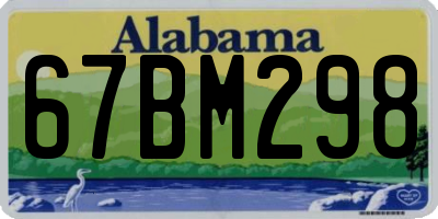 AL license plate 67BM298