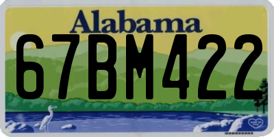 AL license plate 67BM422
