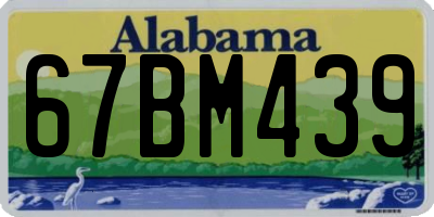 AL license plate 67BM439