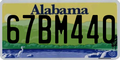 AL license plate 67BM440
