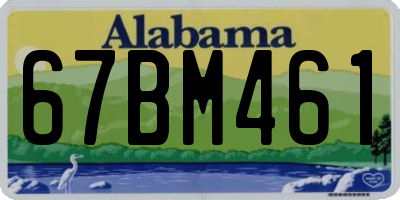 AL license plate 67BM461