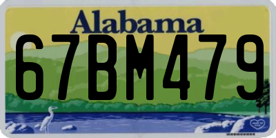 AL license plate 67BM479