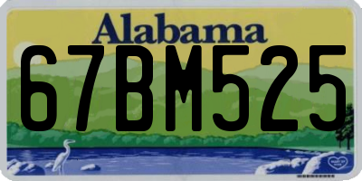 AL license plate 67BM525