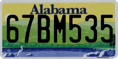 AL license plate 67BM535