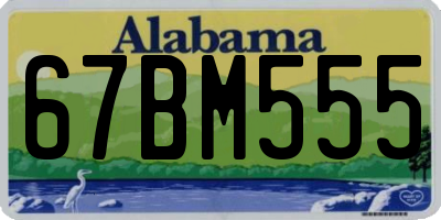AL license plate 67BM555