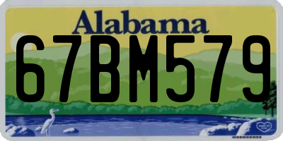 AL license plate 67BM579