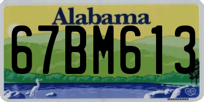 AL license plate 67BM613