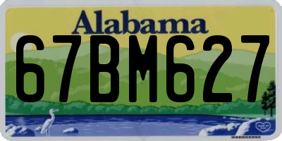 AL license plate 67BM627
