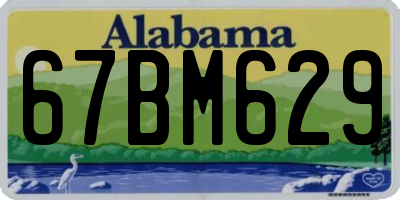 AL license plate 67BM629