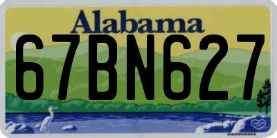 AL license plate 67BN627