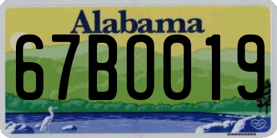 AL license plate 67BO019