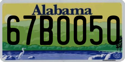 AL license plate 67BO050