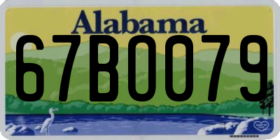 AL license plate 67BO079