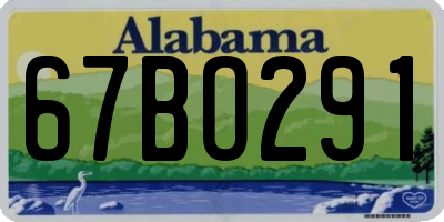 AL license plate 67BO291