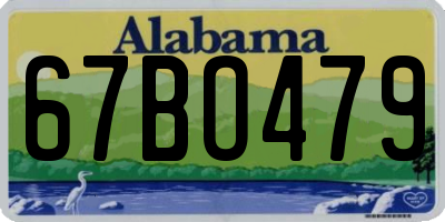 AL license plate 67BO479
