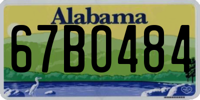 AL license plate 67BO484