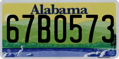 AL license plate 67BO573