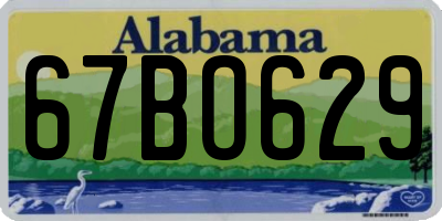 AL license plate 67BO629