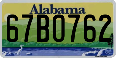 AL license plate 67BO762