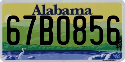 AL license plate 67BO856