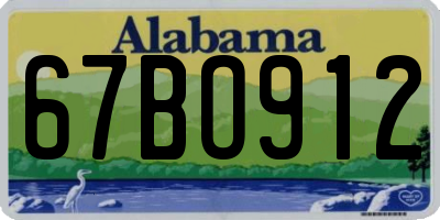 AL license plate 67BO912