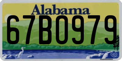 AL license plate 67BO979