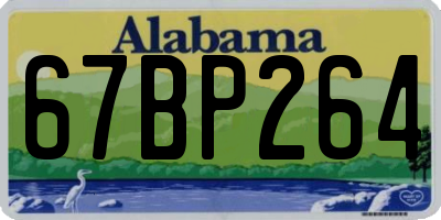 AL license plate 67BP264