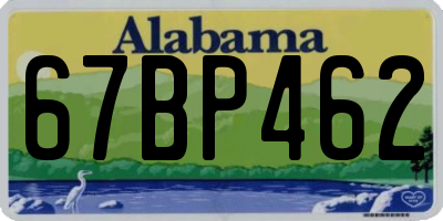 AL license plate 67BP462