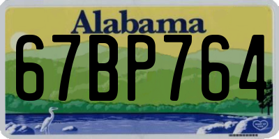 AL license plate 67BP764
