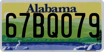 AL license plate 67BQ079