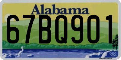 AL license plate 67BQ901