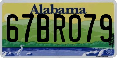 AL license plate 67BR079