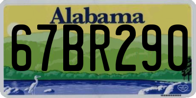 AL license plate 67BR290
