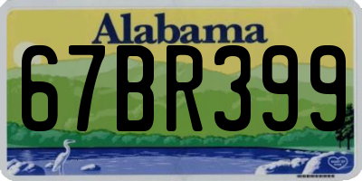 AL license plate 67BR399