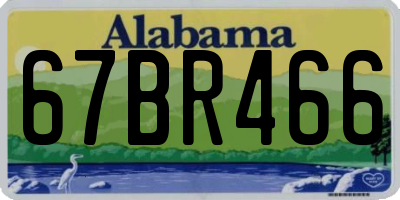 AL license plate 67BR466