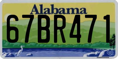 AL license plate 67BR471