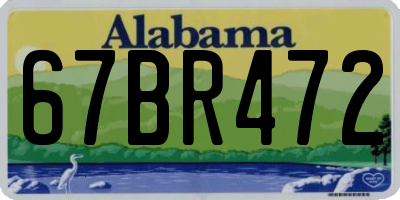 AL license plate 67BR472