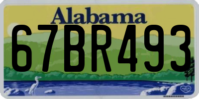 AL license plate 67BR493