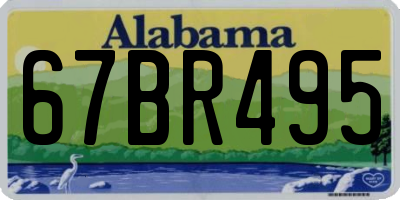 AL license plate 67BR495