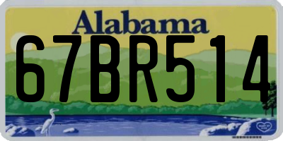 AL license plate 67BR514