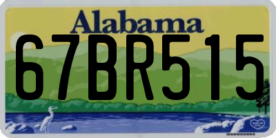 AL license plate 67BR515