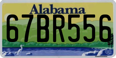 AL license plate 67BR556