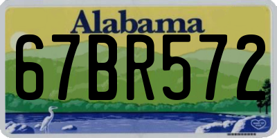 AL license plate 67BR572