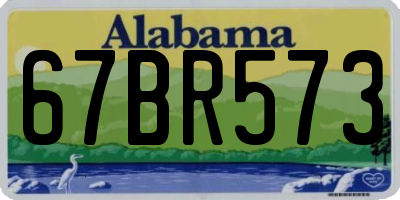 AL license plate 67BR573