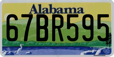 AL license plate 67BR595