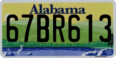 AL license plate 67BR613