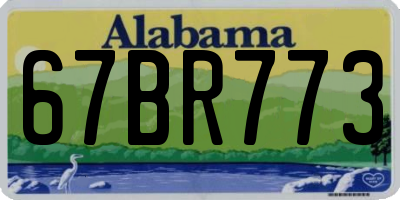 AL license plate 67BR773