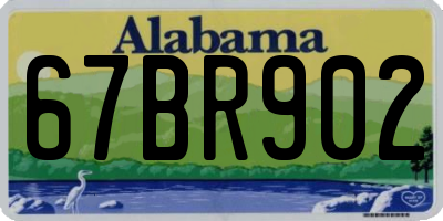 AL license plate 67BR902