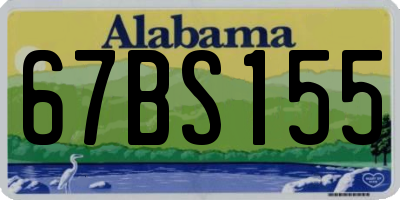 AL license plate 67BS155